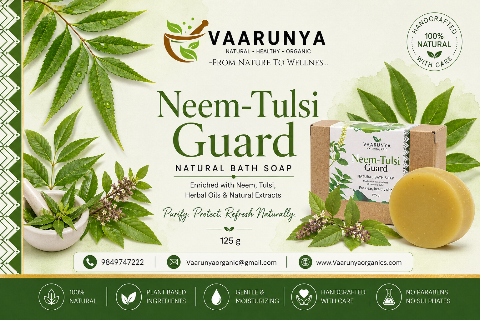 Neem-tulsi soap