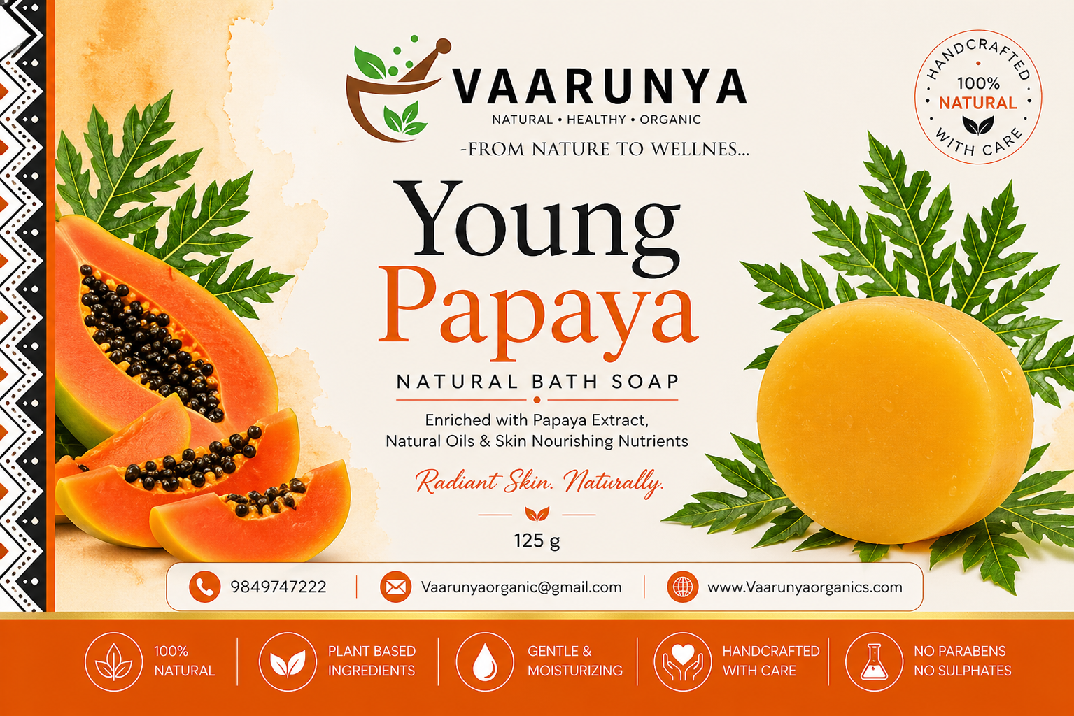 Young pappaya soap