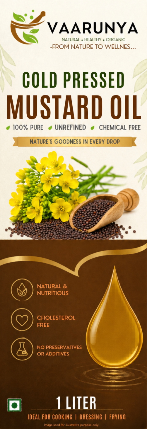 Cold pressed - Mustard oil