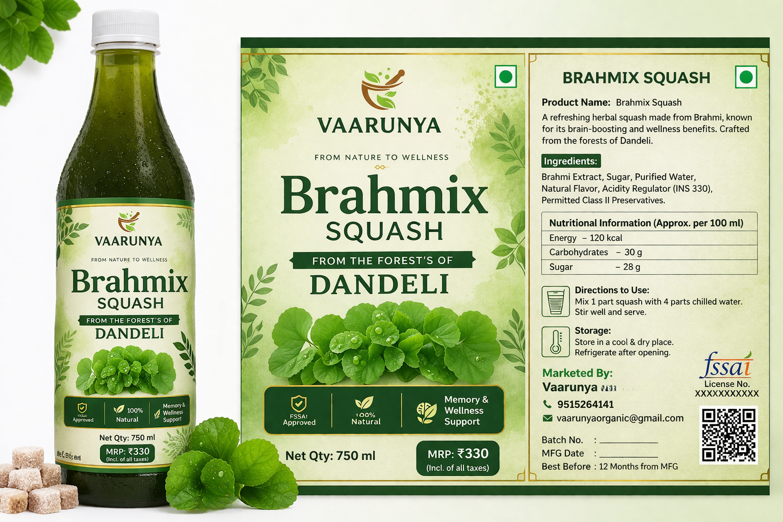 Brahmix Squash 750ml