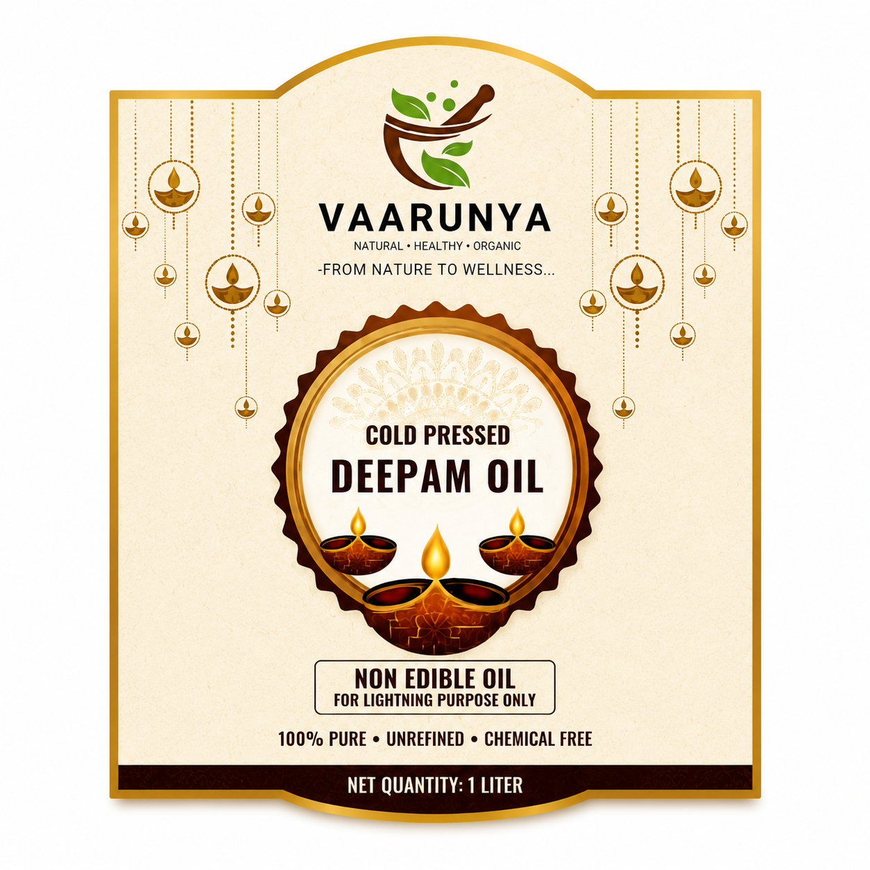 Cold pressed - Deepam oil