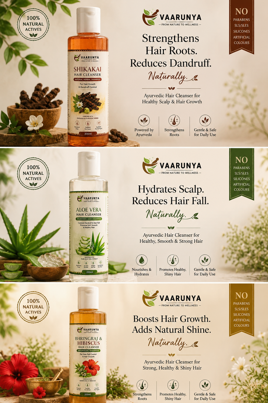 Bhringraj and Hibiscus Hair cleanser